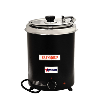 Soup Warmer Kettle 6 Quart Black