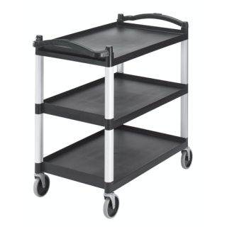 Cart 3 Shelf 20" x 31" Black