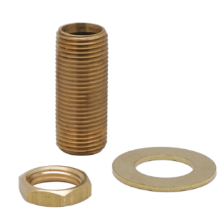 Faucet Supply Nipple Set 1/2" x 2"