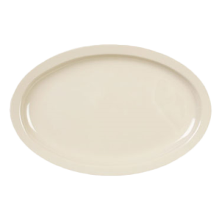 Platter 11 1/2" Tan Plastic