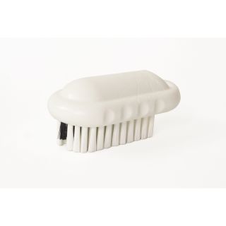 Hand and Nail Brush 2.5" Poly White