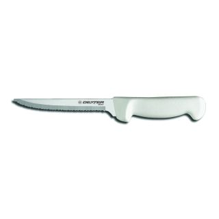 Utility Slicer 8" Scallop White Handle