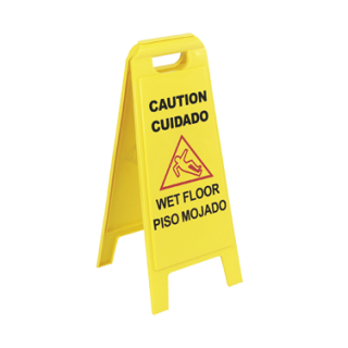 Sign Wet Floor Yellow