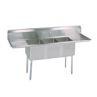Sink 3 Comp 18" x 18" w(2) 18"
