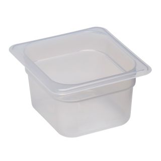 Food Pan Sixth Size 4" Deep Translucent