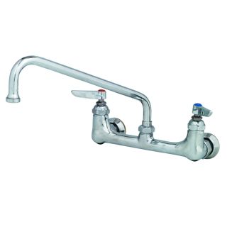Faucet 8" Centers 12" Nozzle Wall Mount
