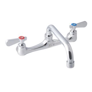 Faucet 8" Centers 12" Nozzle Wall Mount