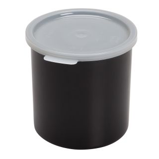 Crock 1.2 Quart with Lid Black