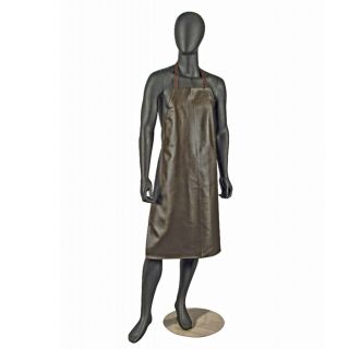 Apron Bib 25" x 28" Vinyl Brown