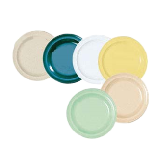 Plate 6 1/2" Tan Plastic