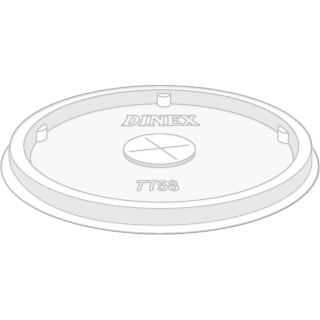 Dinex Lid for 9 oz Tumbler w/ Straw Slot