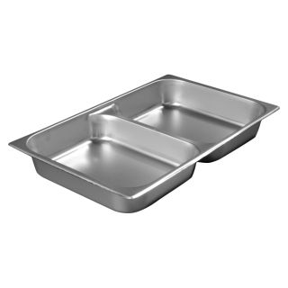 Steam Pan Divided Full Size 2 1/2" Deep