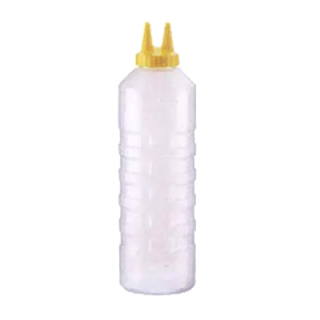 Squeeze Bottle 24 oz Clear Twin Tip