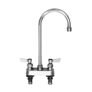 Faucet 4" Center 12" Gooseneck