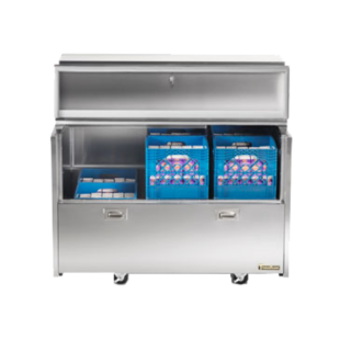 Milk Cooler 8 Crate 34" SS Dual Access