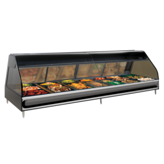 Heated Display Case 96" with Lights