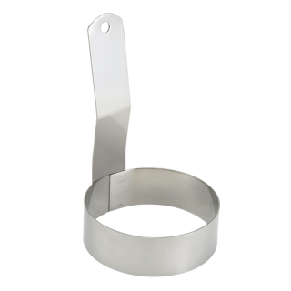 Egg Ring, 3" dia., stainless steel