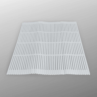 Sushi Mat 11"L x 9.75"W White Plastic