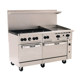 Range 60" 6 Burner 24" Griddle 2 Oven