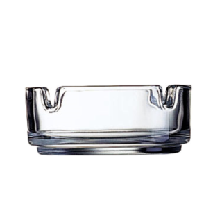 Ashtray 3 1/4" Round Glass