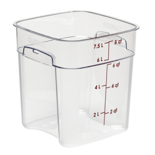 FreshPro Container 8 Quart Square Clear