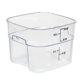 FreshPro Container 12 Quart Square Clear