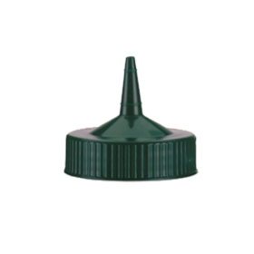Squeeze Bottle Cap Green Wide Mouth