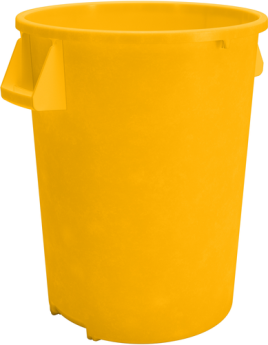 Bronco Container 32 Gallon Yellow