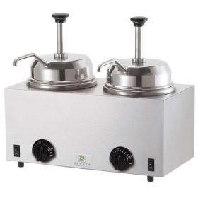 Food Warmer Topping with Pumps