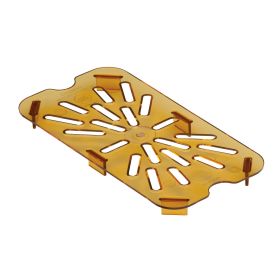 Micro-Pan Drain Grate Fourth Size Amber