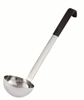 Ladle 2 oz with Black Kool-Touch Handle