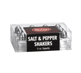 Salt & Pepper Shaker 1/2 oz Cube