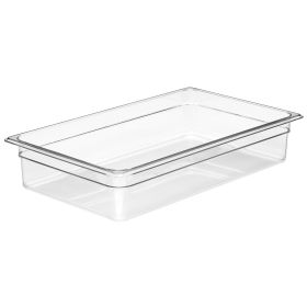 Food Pan Full Size 4" Deep Clear