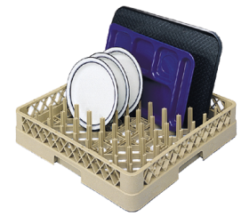 Dishwasher Rack Peg Plate & Tray Beige