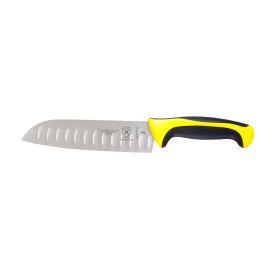 Santoku Knife 7 Yellow Handle