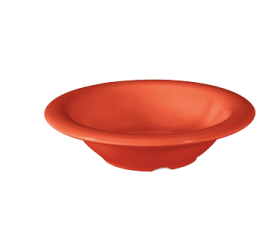 Bowl 4 oz Rio Orange Plastic