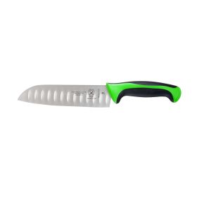 Santoku Knife 7", Green Handle