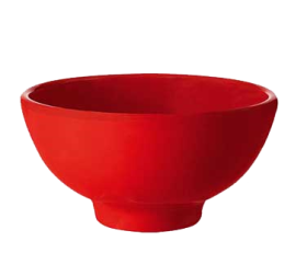 Bowl 22 oz Red Sensation Plastic