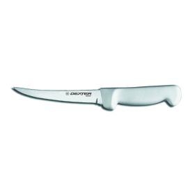 Boning Knife 6", Curved, White Handle