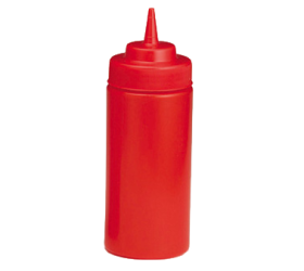 Squeeze Bottle 8 oz Red