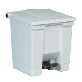 Step-On Container 8 Gallon White
