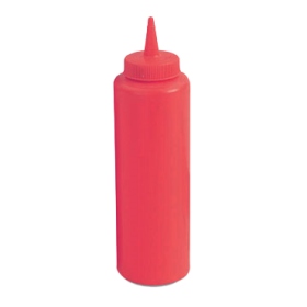 Squeeze Bottle 12 oz Red