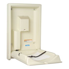 Baby Changing Station Vertical Beige