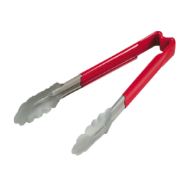 Tongs 9 1/2" Red Kool-Touch Handle