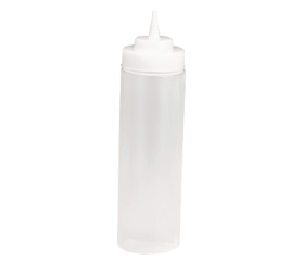 Squeeze Bottle 24 oz Wide Mouth Clear