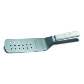 Turner 8" x 3" Perforated, White Handle