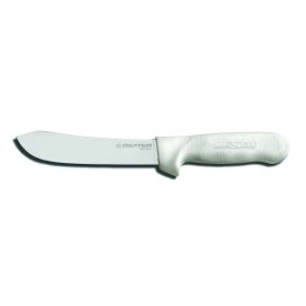 Butcher Knife 8", White Handle