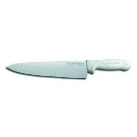 Cook's Knife 10" Sclp, White Handle