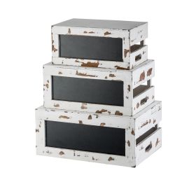 Display Riser Rustic Crate Set of 3