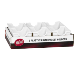 Sugar Packet Holder Plastic White
